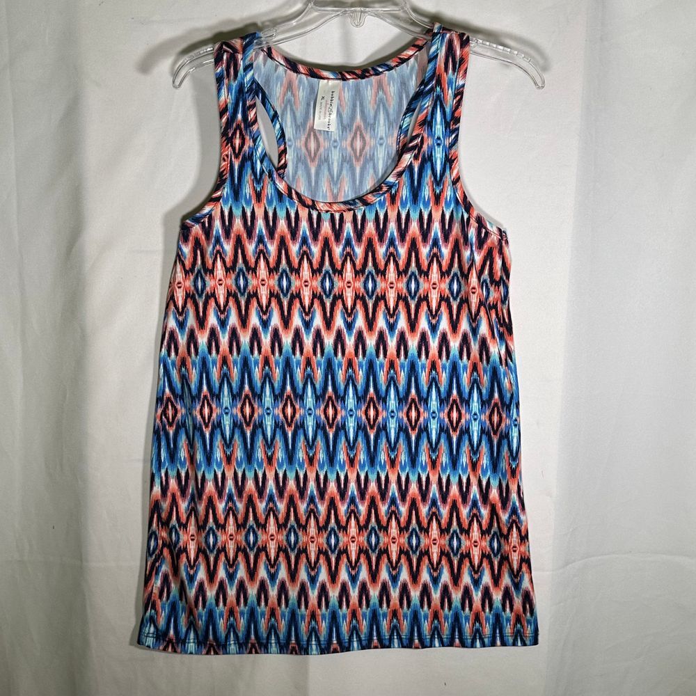Bobbie Brooks Sleepwear Women's Tank Top‎ Racerback Blue Pink XL